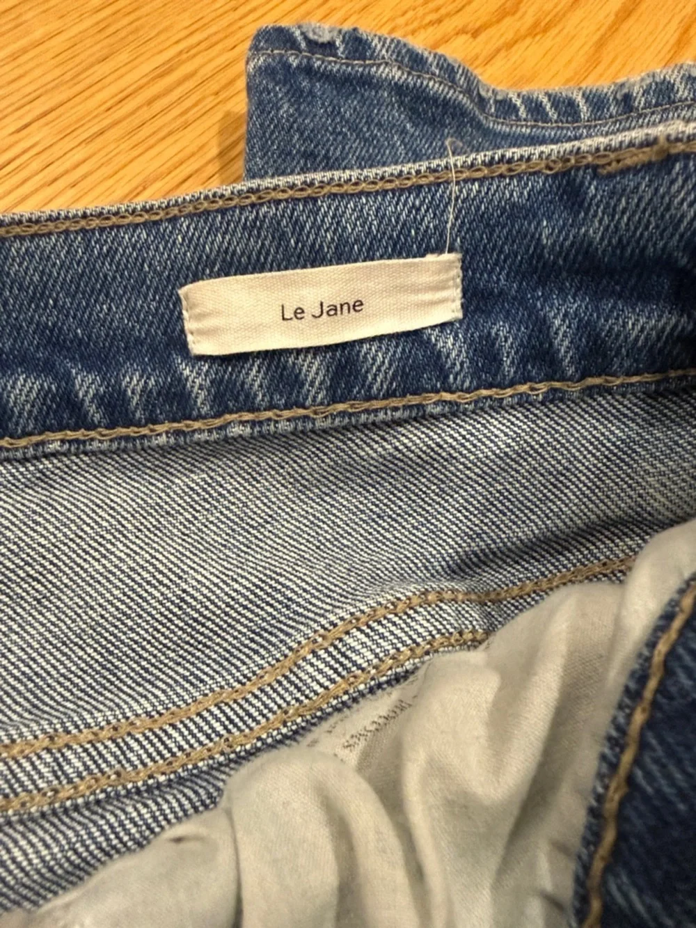 Frame Denim Blue High-Rise Straight-Leg Jeans - Picture 4 of 8